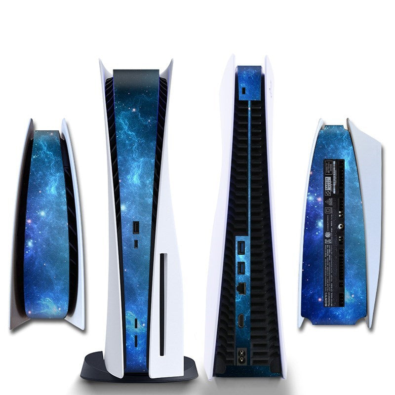 Gaming Console Sticker Strip | Bescherming Skin |  Accessoires geschikt voor Playstation (PS5) | Heelal - Blauw