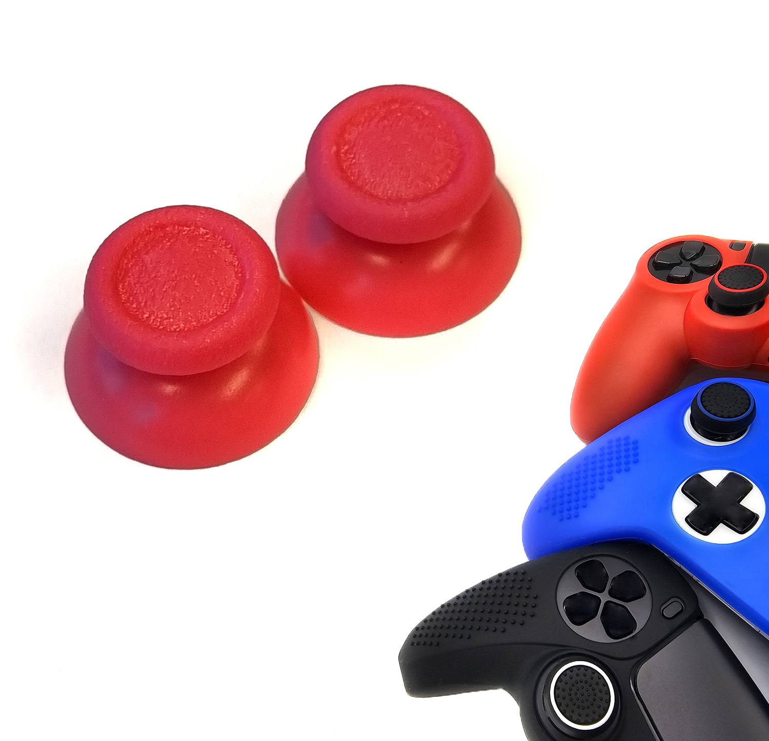 Gaming Thumb Grips | Performance Anti-slip Thumbsticks | Joystick Cap Thumb Grips | Joy Sticks - Pink | Accessories suitable for Playstation PS4 PS5 &amp; Xbox &amp; Nintendo Pro Controller