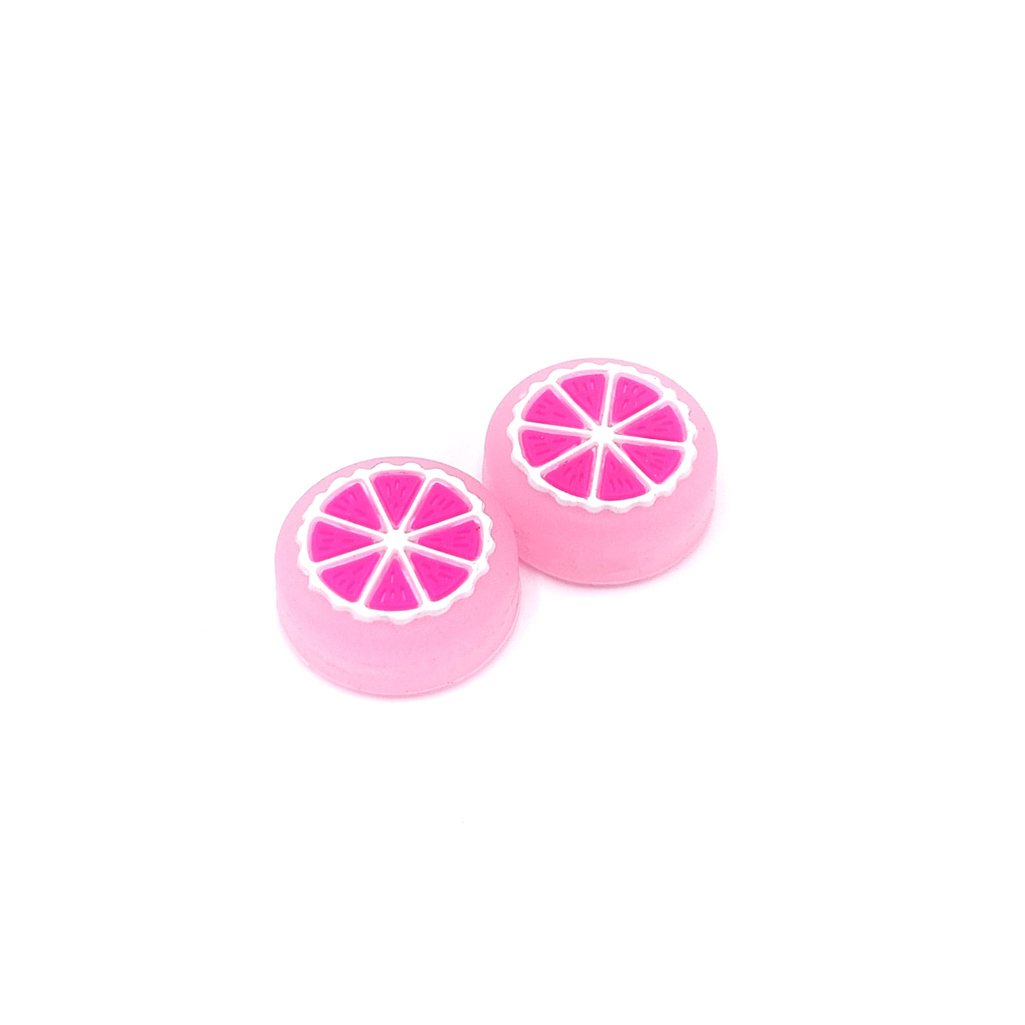 Gaming Thumb Grips | Performance Anti-slip Thumbsticks | Joystick Cap Thumb Grips | Fruit - Pink | Accessories suitable for Nintendo Switch Joy-Con Controllers