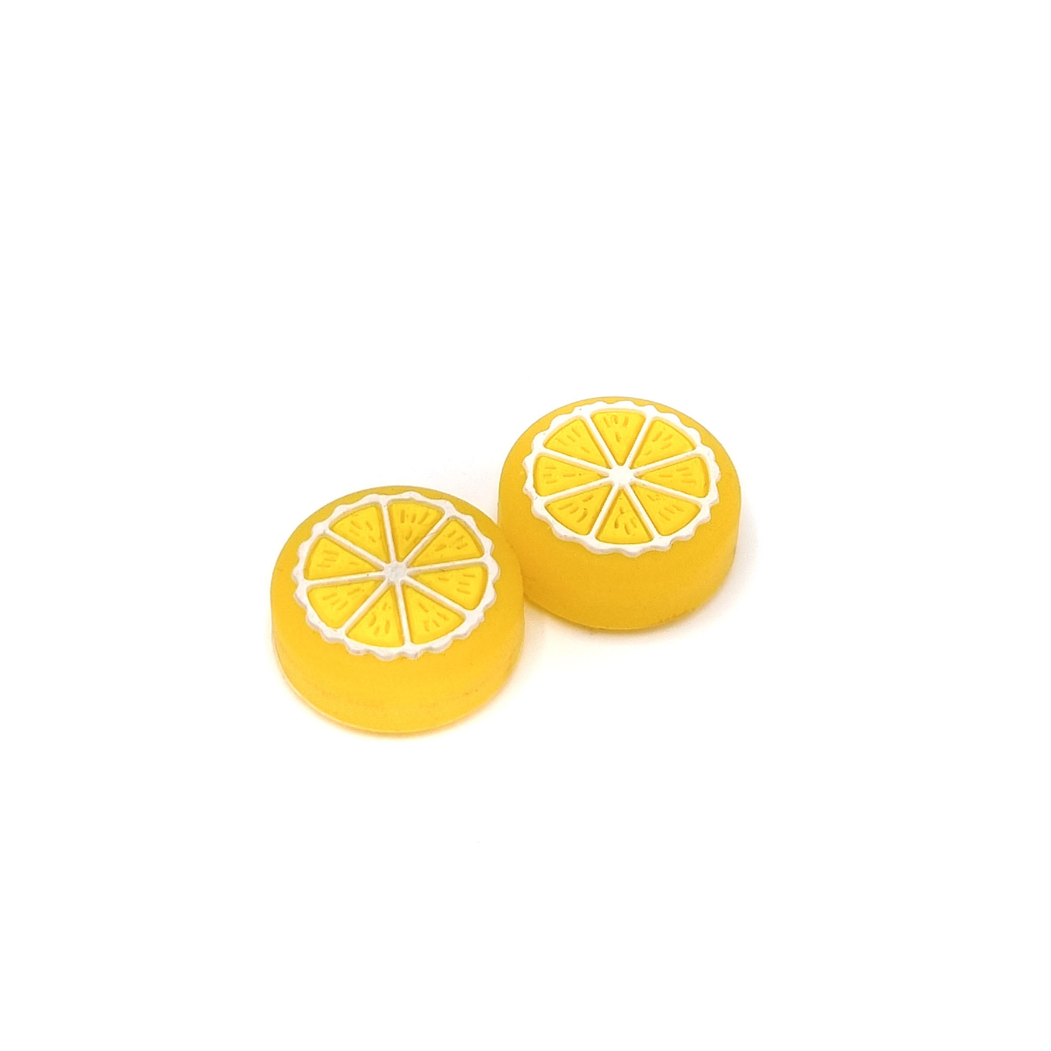 Gaming Thumb Grips | Performance Anti-slip Thumbsticks | Joystick Cap Thumb Grips | Fruit - Yellow | Accessories suitable for Nintendo Switch Joy-Con Controllers