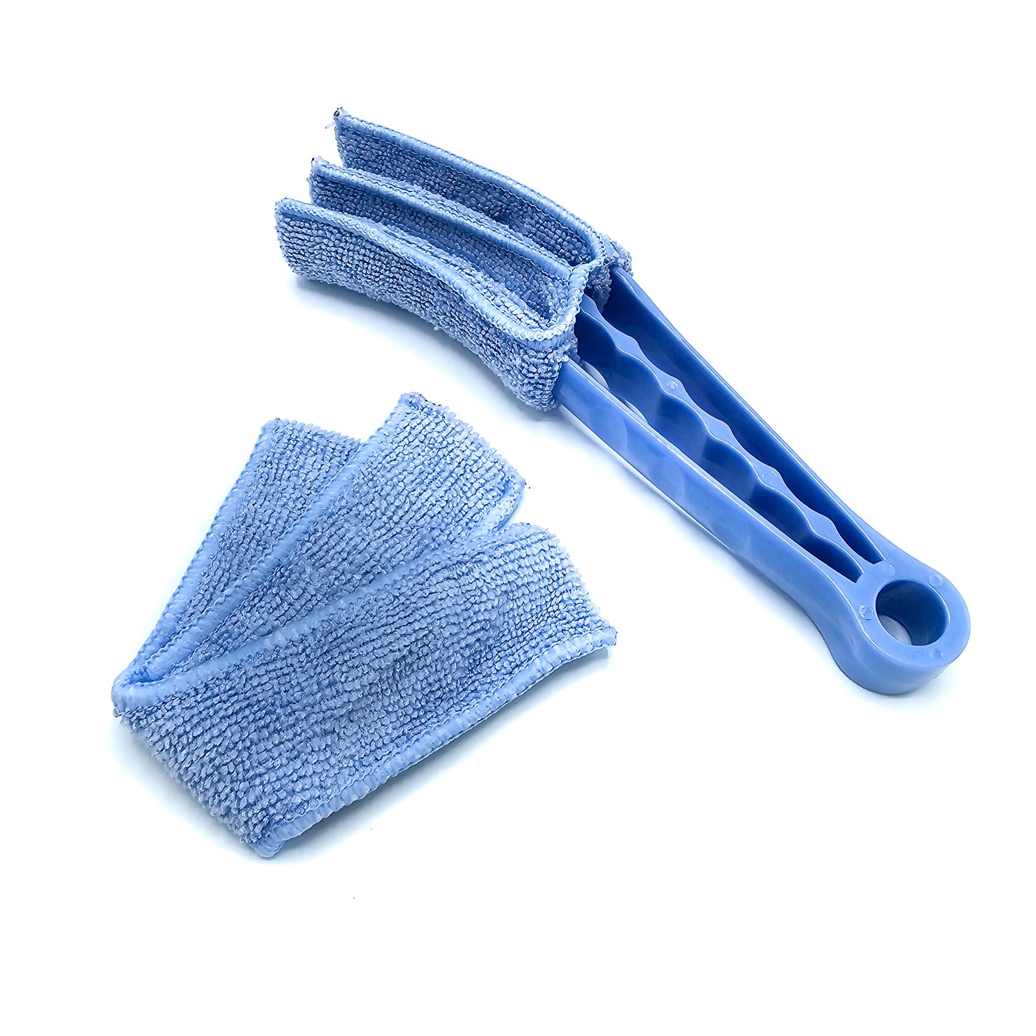 Slat Cleaner | Light blue | Luxaflex Brush | Dustpan | Dust-free