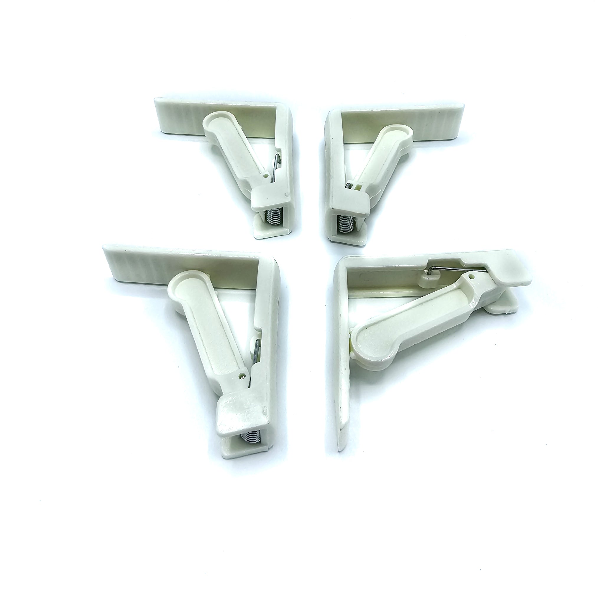 Table clamp | White | Tablecloth holder | Clamps | 4 pieces