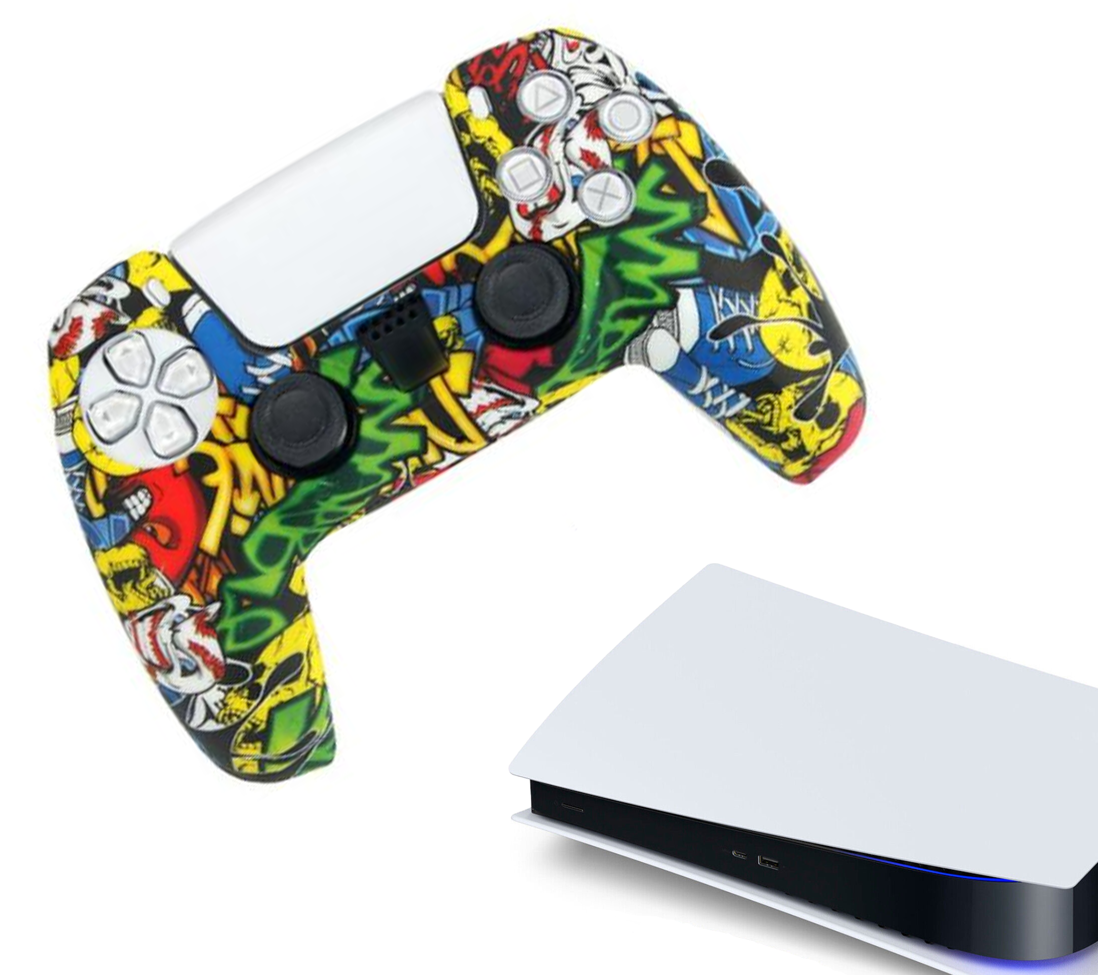 Gaming Controller Hoesjes | Performance Case | Softcover Grip Skins |  Accessoires geschikt voor Playstation (PS5) | Grafity