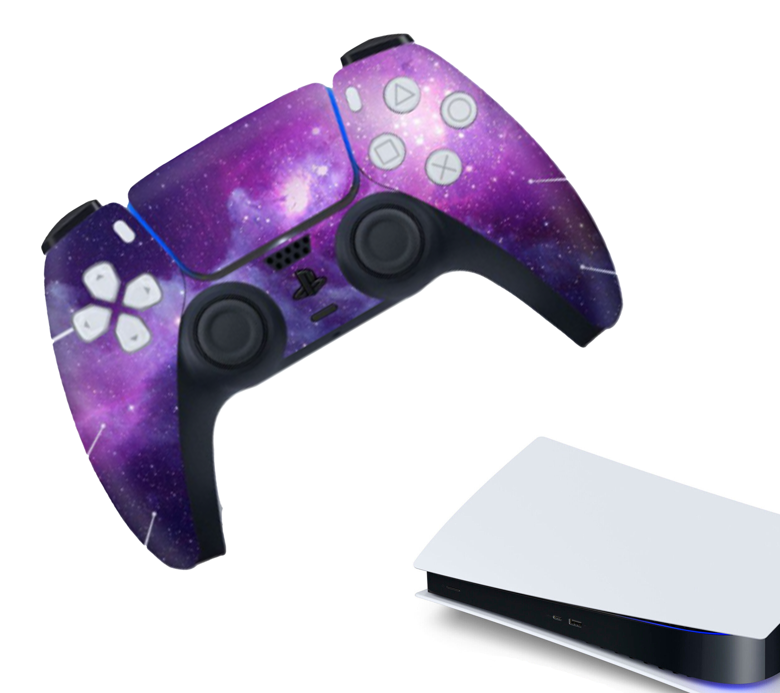 Gaming Controller Stickers | Bescherming Skin | Grip Case |  Accessoires geschikt voor Playstation (PS5) | Heelal