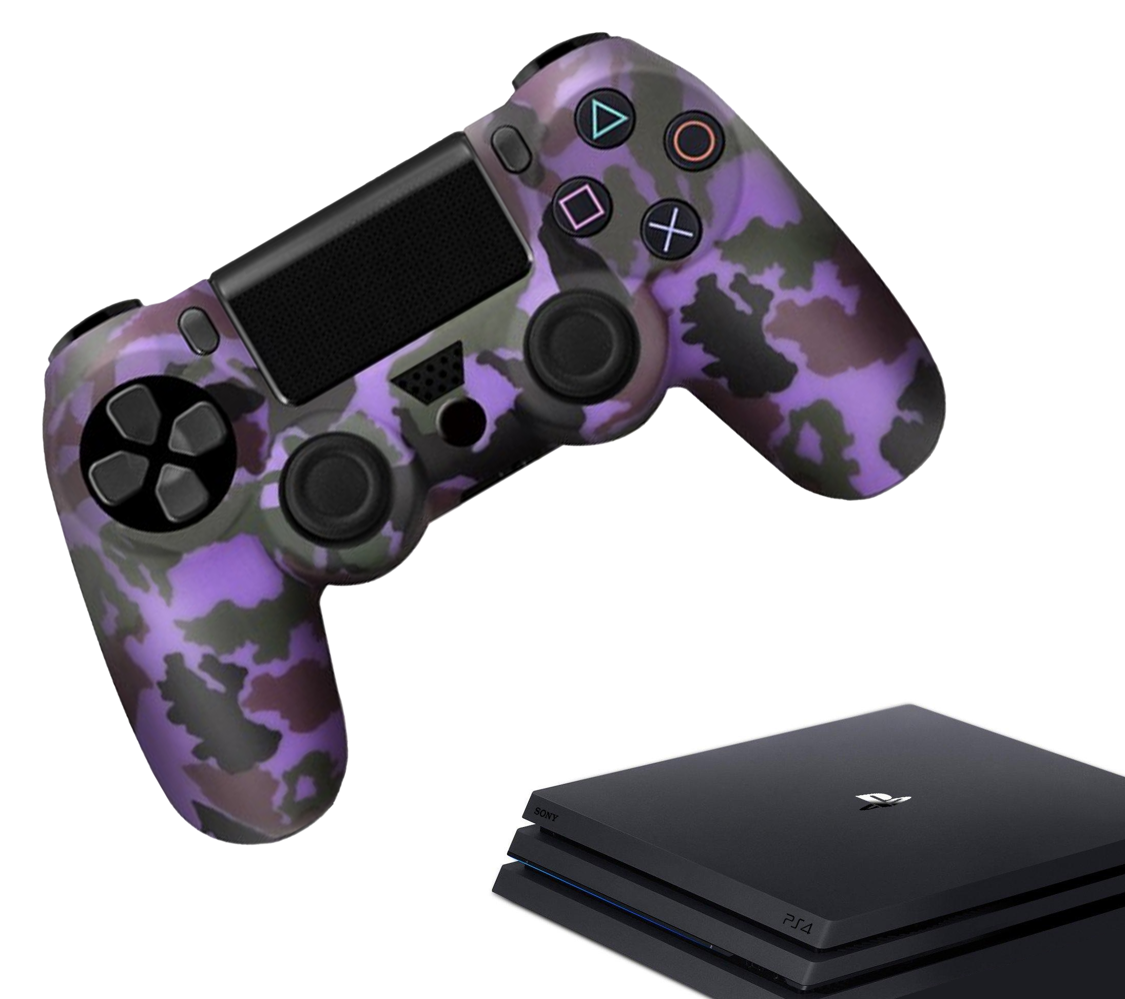 Gaming Controller Hoesjes | Performance Case | Softcover Grip Skins | Accessoires geschikt voor Playstation (PS4) | Paars