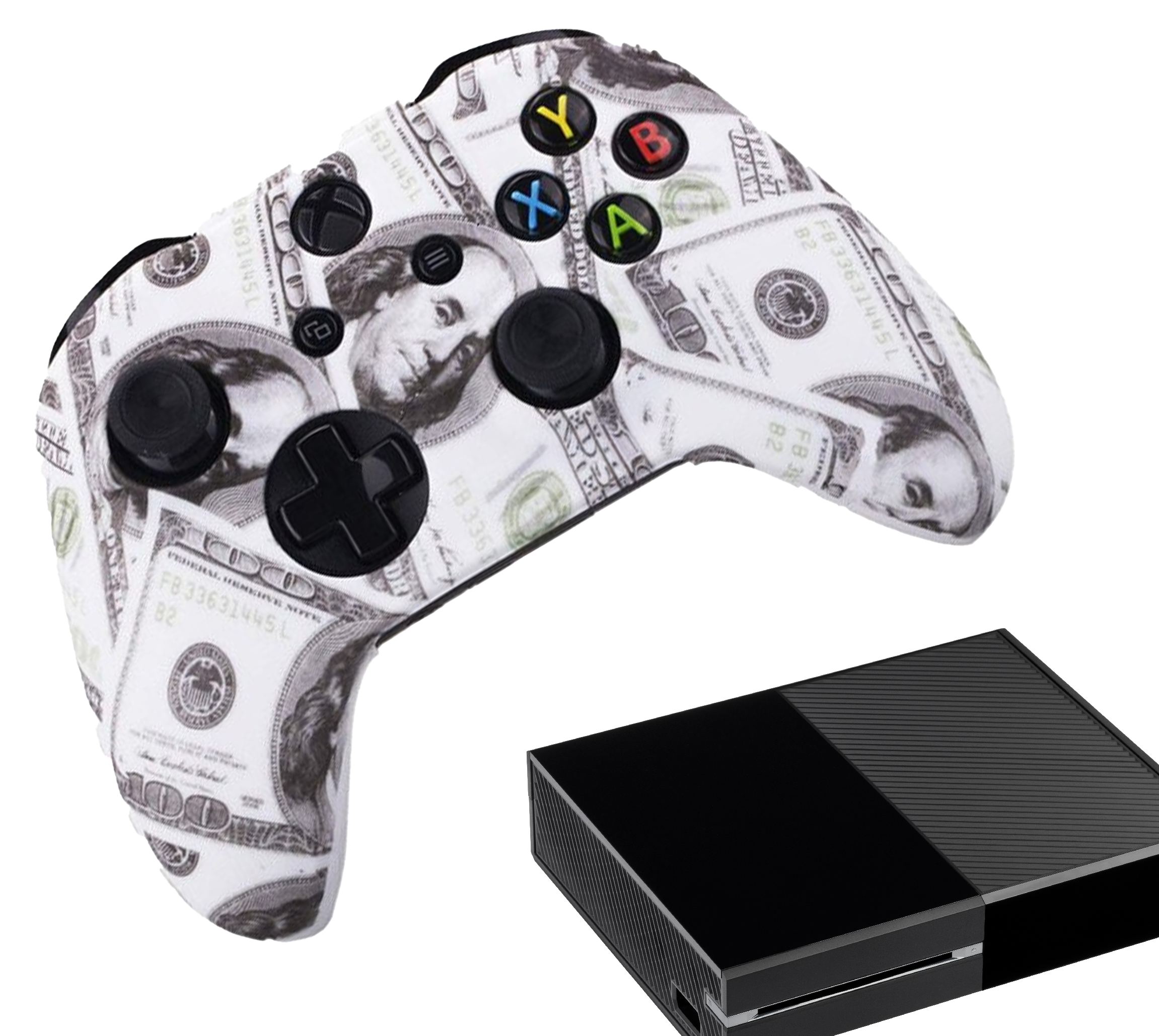 Silikon-Game-Controller-Hüllen | Performance Anti-Rutsch-Hautschutzhülle | Softcover-Griffhülle | Bargeld | Zubehör passend für Xbox One