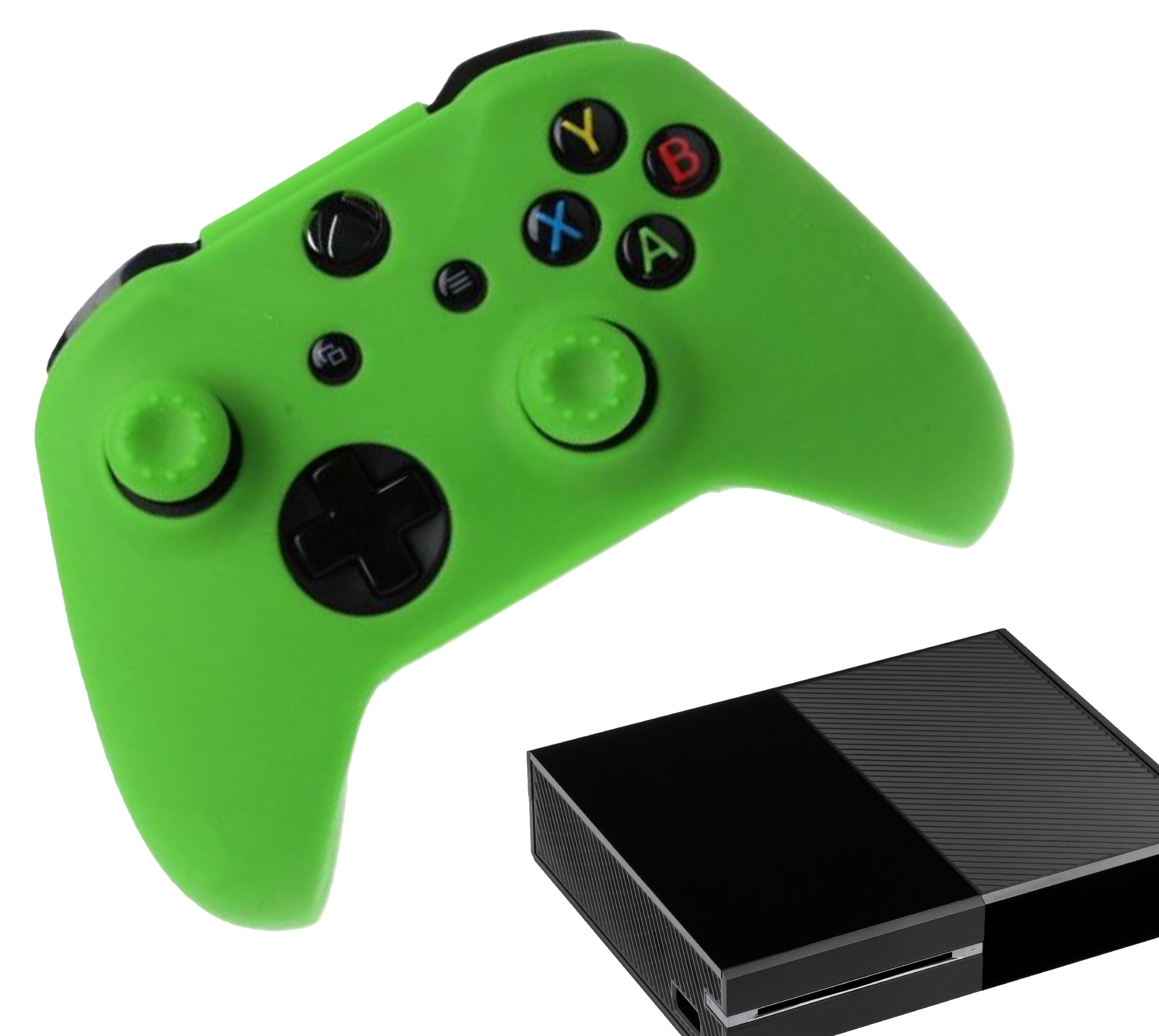 Gaming Controller Hoesjes | Performance Case | Softcover Grip Skins | Accessoires geschikt voor Xbox (One) | Groen