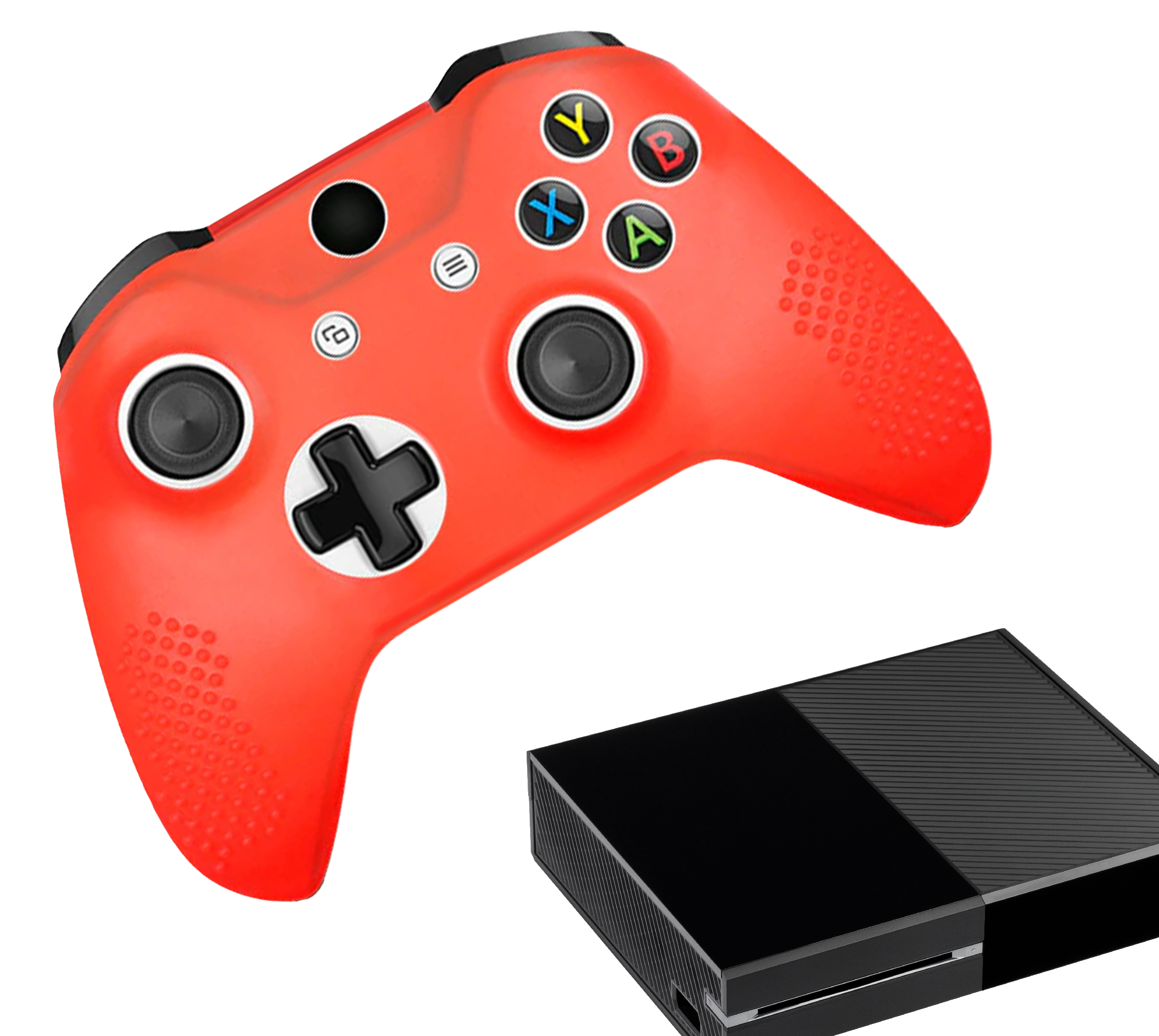 Gaming Controller Hoesjes | Performance Case | Softcover Grip Skins | Accessoires geschikt voor Xbox (One) | Rood