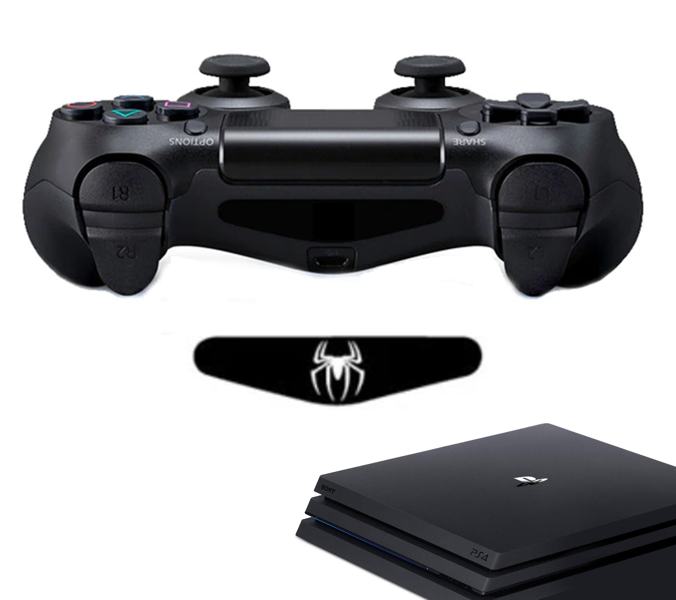 Gaming Controller(s) Stickers | Spider | Accessories suitable for Playstation 4 - PS4