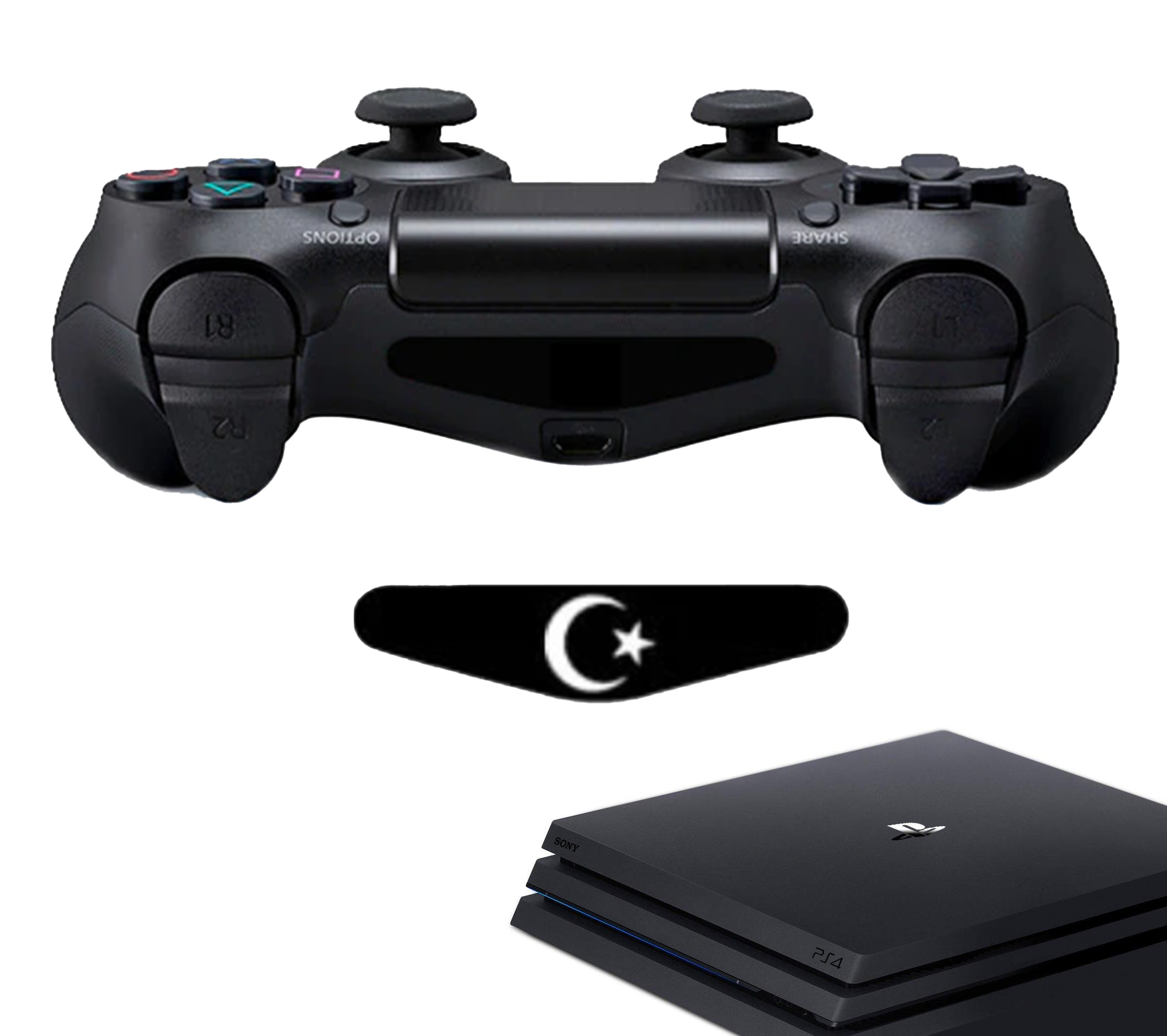 Aufkleber für Gaming-Controller | Türkei | Zubehör passend für Playstation 4 - PS4