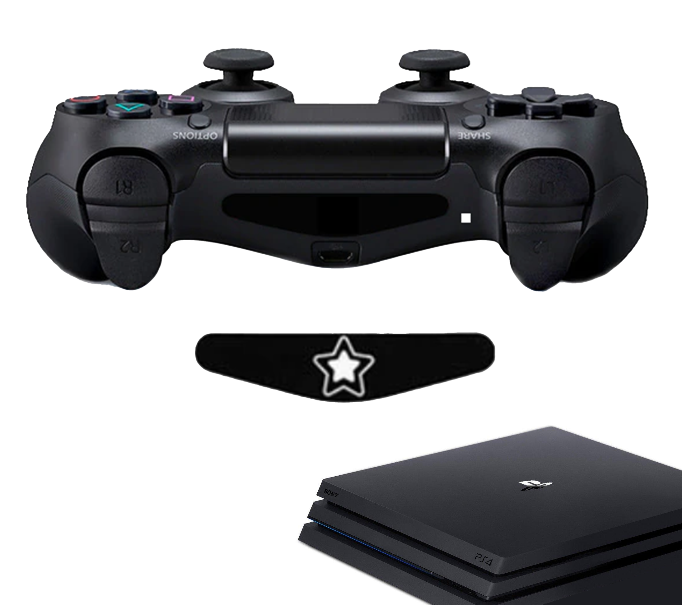 Gaming Controller Stickers | Accessoires geschikt voor Playstation (PS4) | Star