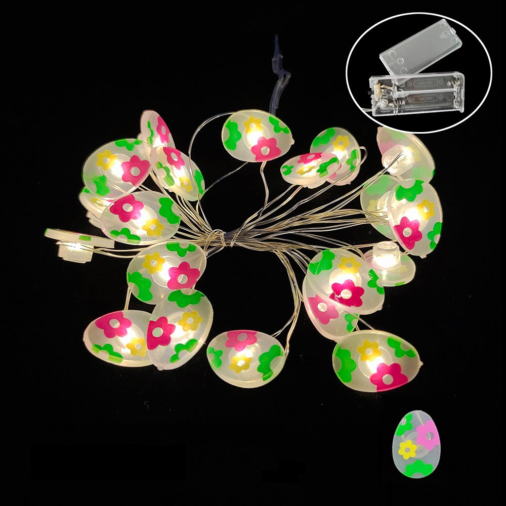 Easter | Easter | Easter Bunny | Lighting | Easter illumination | Light rope with 20 lights | Eggs | Eggs