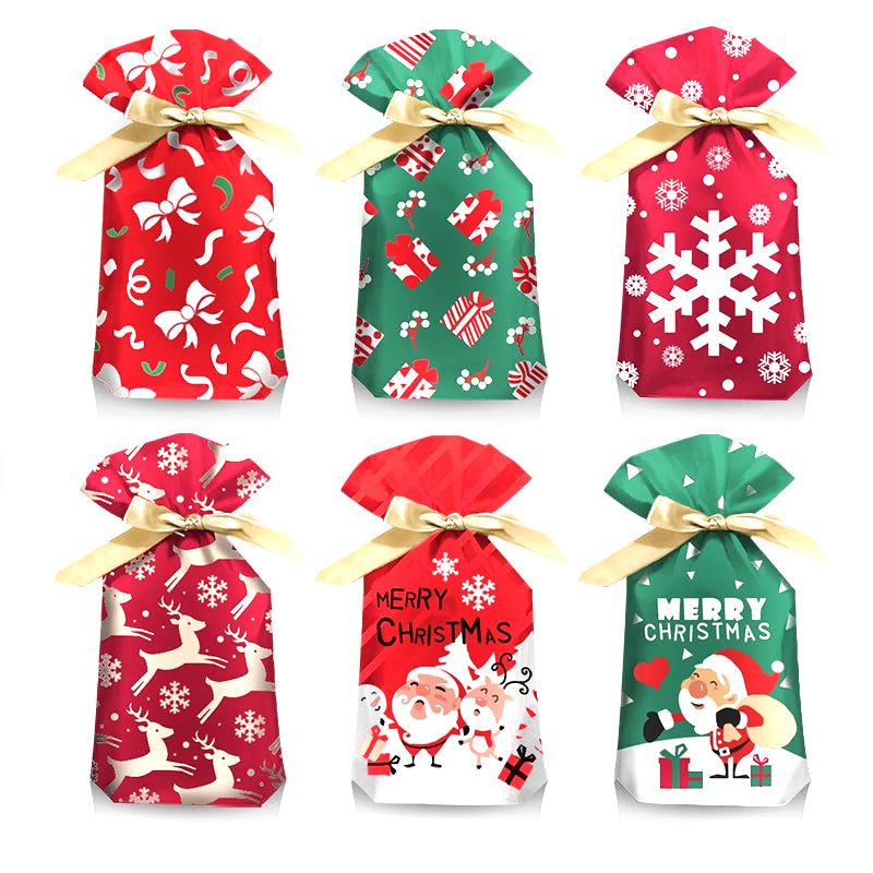 Gift bags | Gift packaging | Christmas | Santa Claus | Christmas tree | Christmas | Christmas | Christmas | Xmas | Merry Christmas | 5 pieces