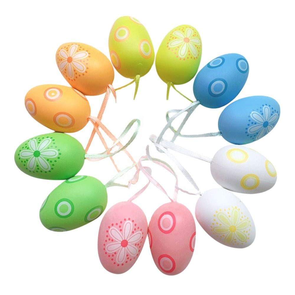 Easter | Easter | Easter Bunny | Easter eggs Flowers | Hang up | Set of 10 pieces in different colors