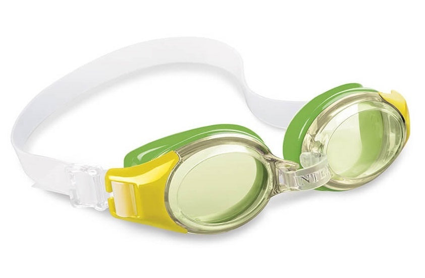 Intex Swimming Goggles 3-8 Years | Diving goggles | Green with Yellow