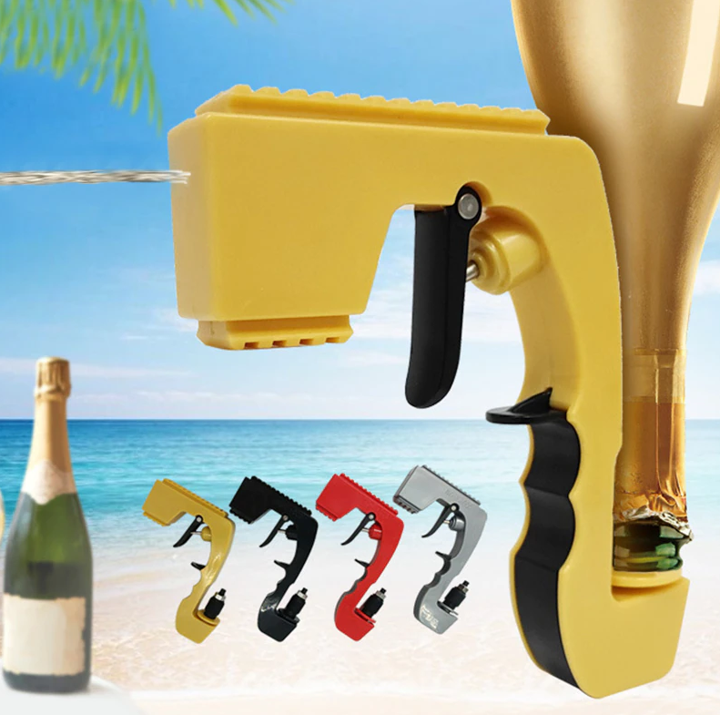 Champagne Gun | Drank Pistool | Sproeier | Drankspel | Bier Geweer | Oud & Nieuw | Goud