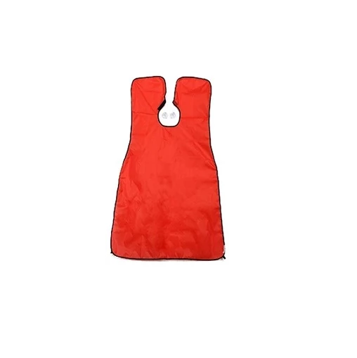 Shave Apron | Shave | Beard cape with suction cups | Shaving beard | Hair catcher | Red