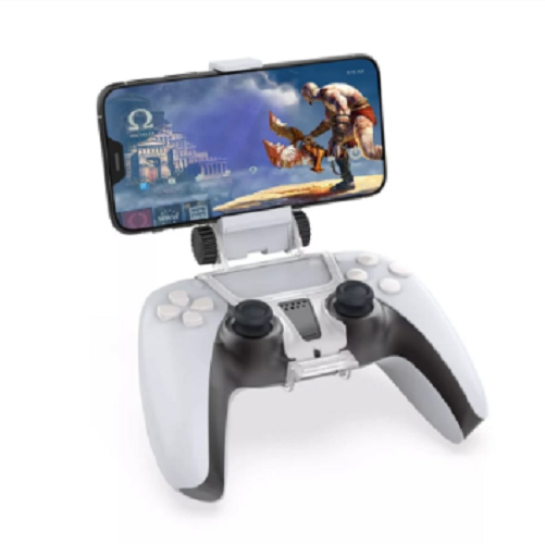 Telefoon houder | Mobiel houder | Geschikt voor de PS5 - Playstation 5 controller | Zwart