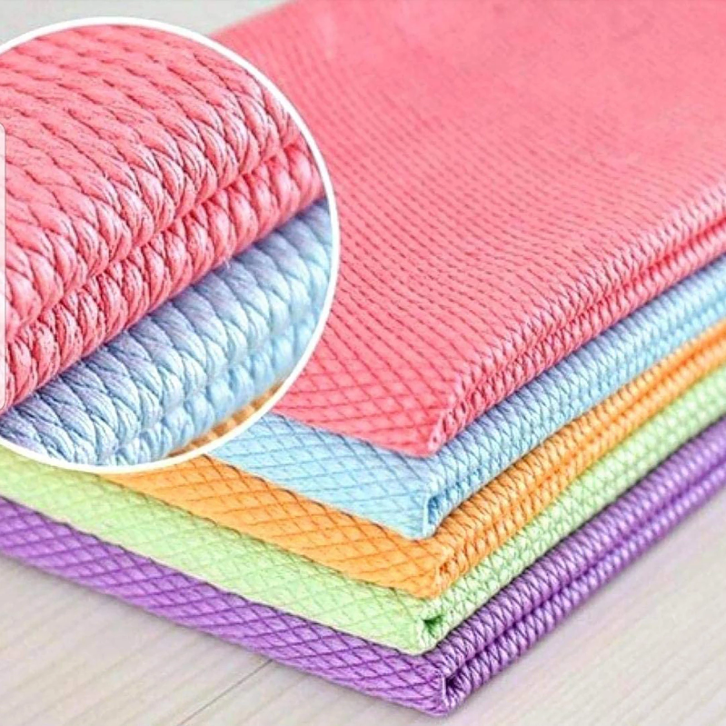 Microfiber disposable wipes | Cleaning | Cleaning cloth | Cleaning | Cleaning | Fabrics | Duster | Cleaning cloth | Set of 5 | Random Colors