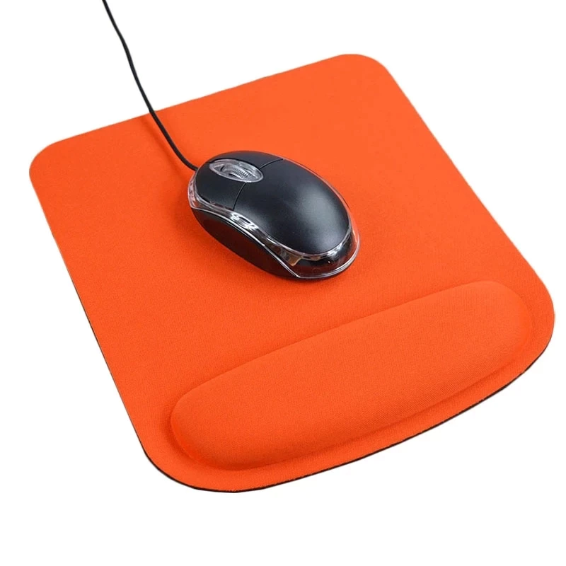 Antislip Muismat | Polssteun | Mousepad | Vierkant Zwart